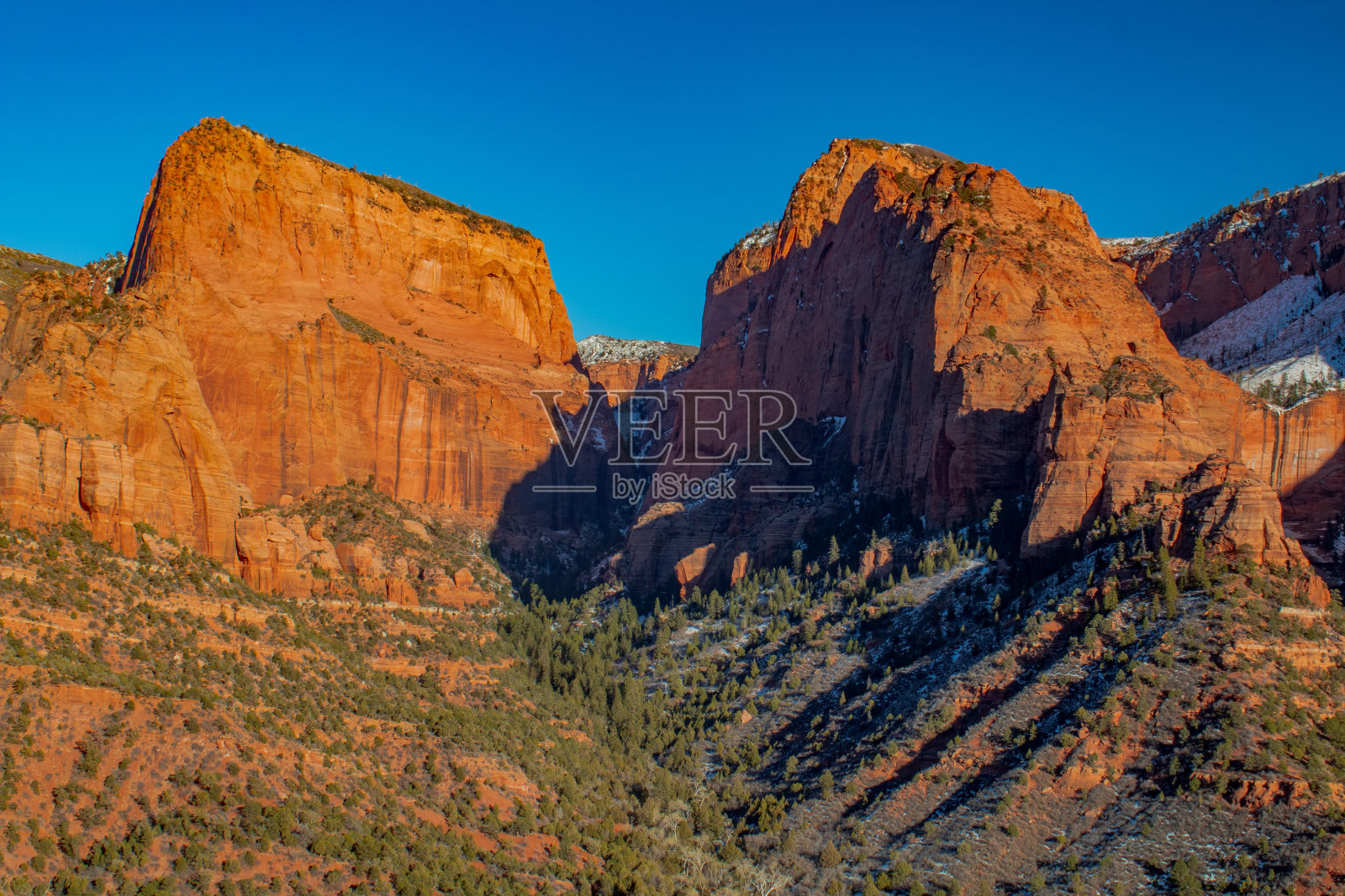 科洛布峡谷的风景优美照片摄影图片