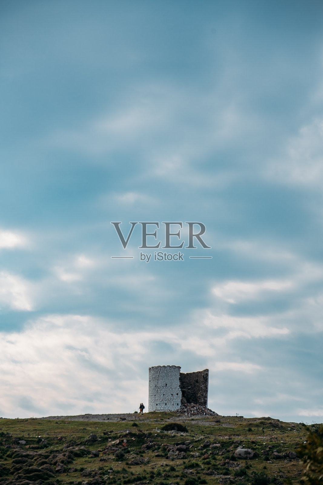 破坏了传统的风车照片摄影图片