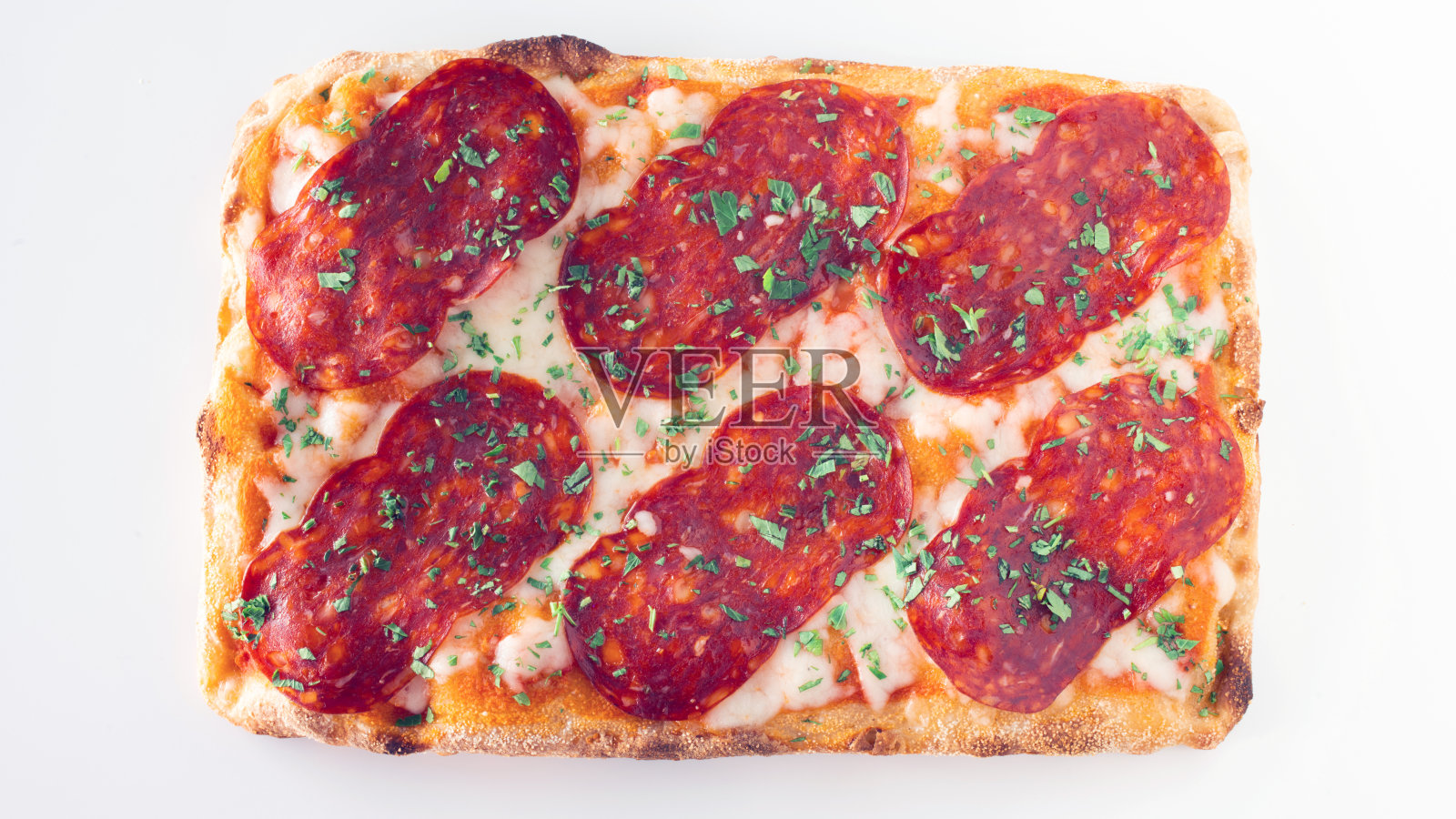 意式风味披萨照片摄影图片