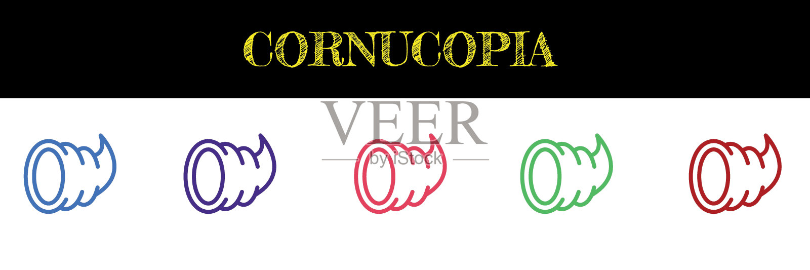 聚宝盆矢量图标，矢量EPS 10插图风格插画图片素材