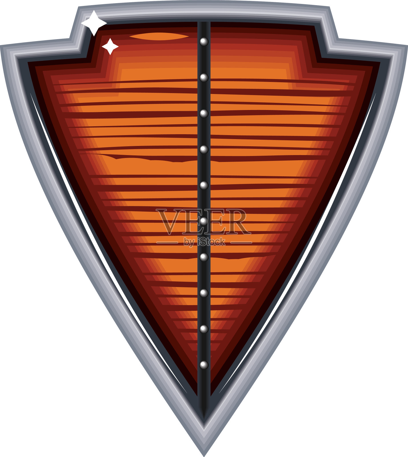 金属和木防护罩设计元素图片