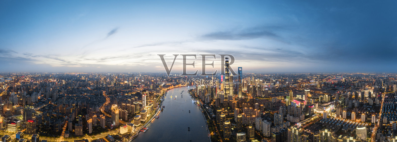 上海航拍全景图照片摄影图片