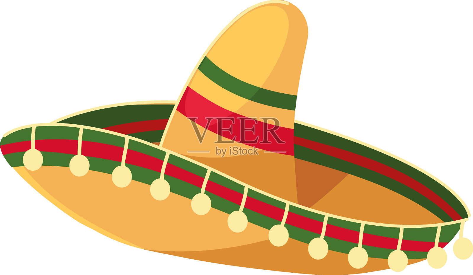 墨西哥帽图标设计元素图片