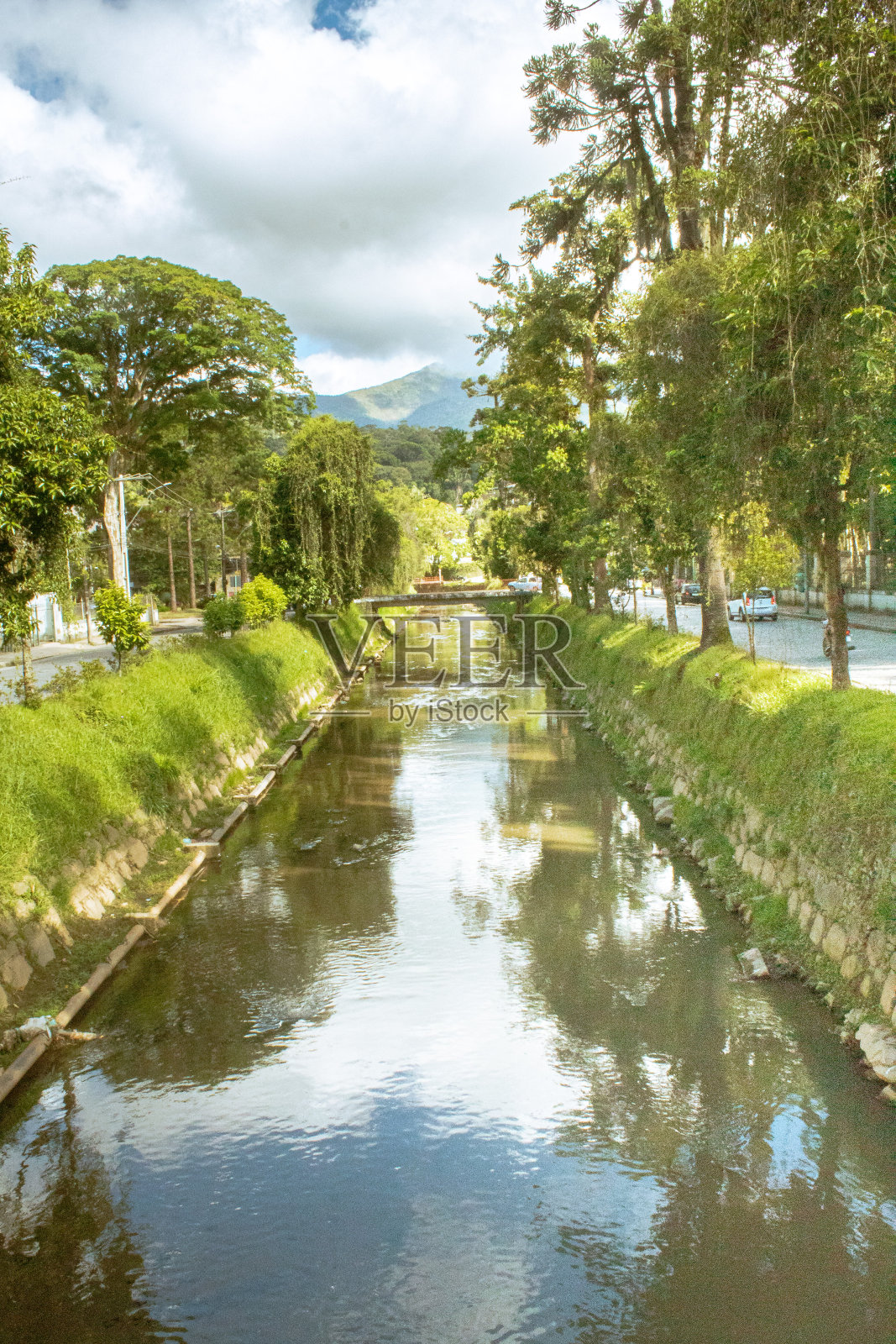 Petrópolis市的自然景观，巴西里约热内卢de Janeiro州照片摄影图片