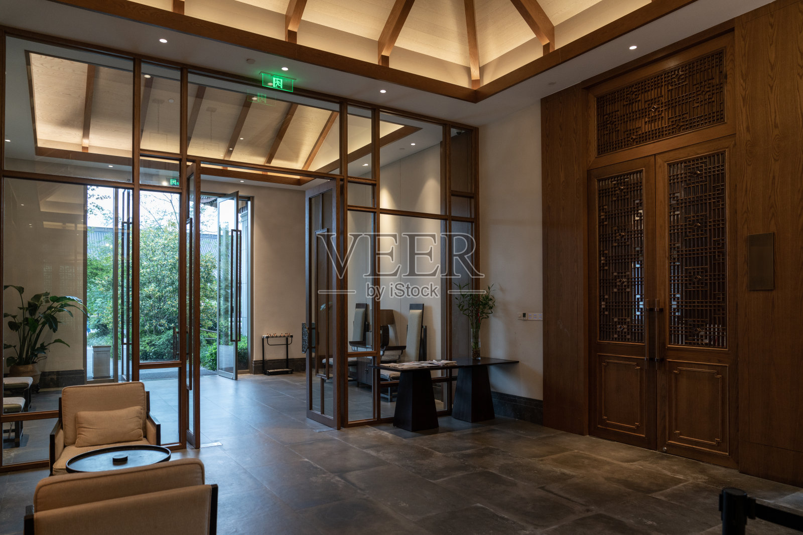 酒店大堂室内照片摄影图片