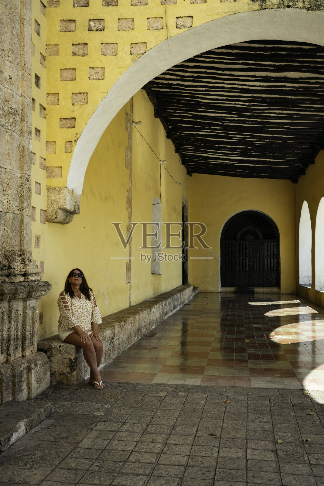 探索瓦拉多瑞德，尤卡坦半岛，墨西哥照片摄影图片