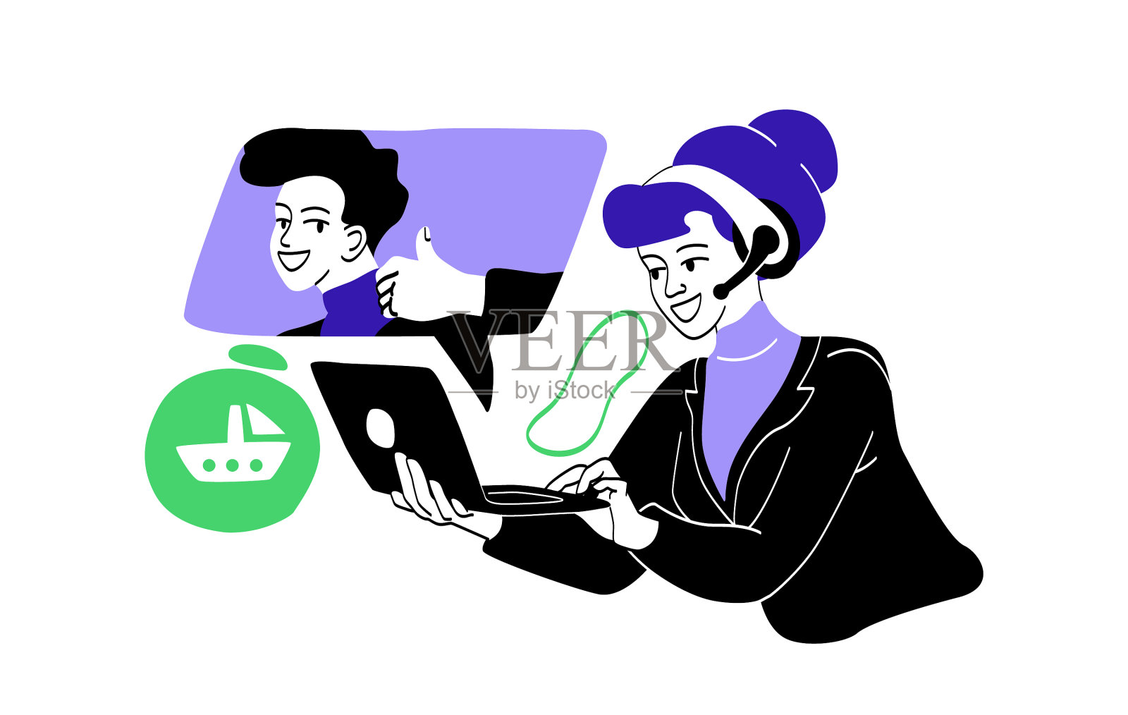 物流和运输设计元素图片