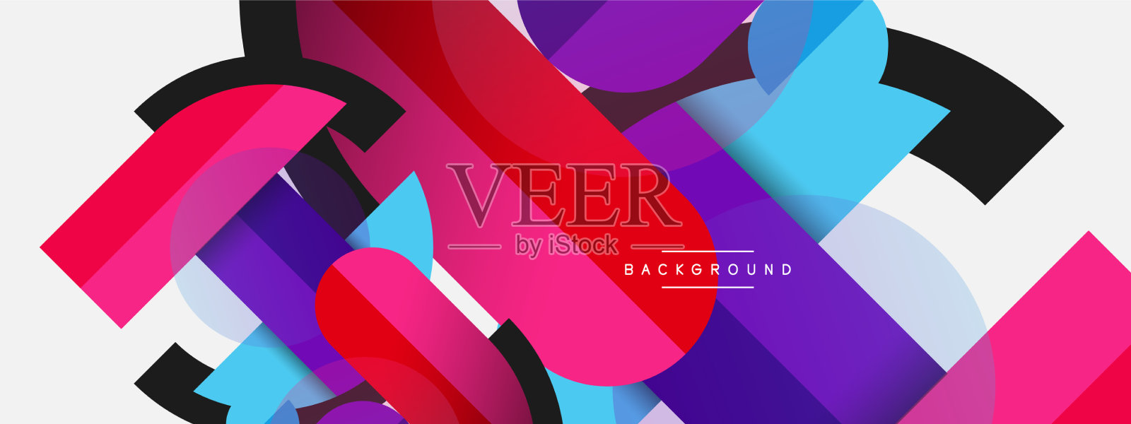 几何形状组成抽象的背景插画图片素材