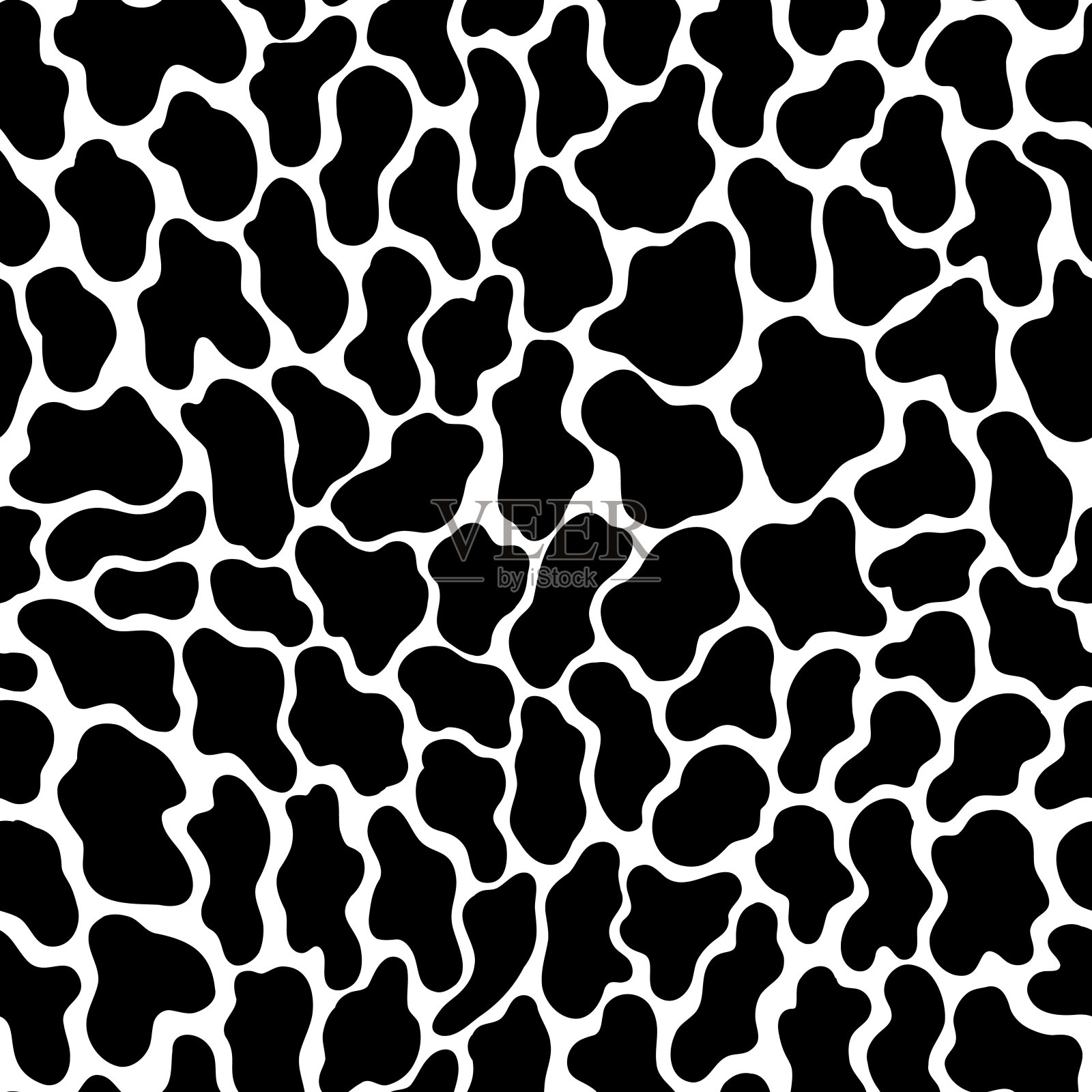 无缝抽象斑点图案背景。装饰设计手绘创意油漆。结构混乱的元素插画图片素材