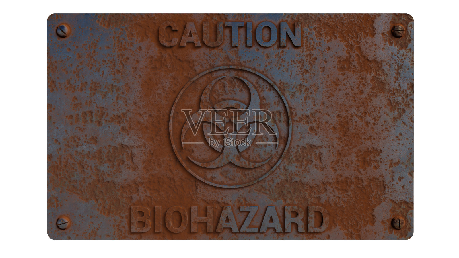 生物危害标志生物威胁警报标志照片摄影图片