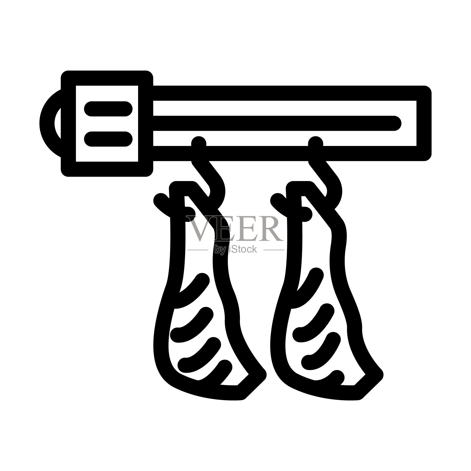 胴体输送带线图标矢量插图插画图片素材