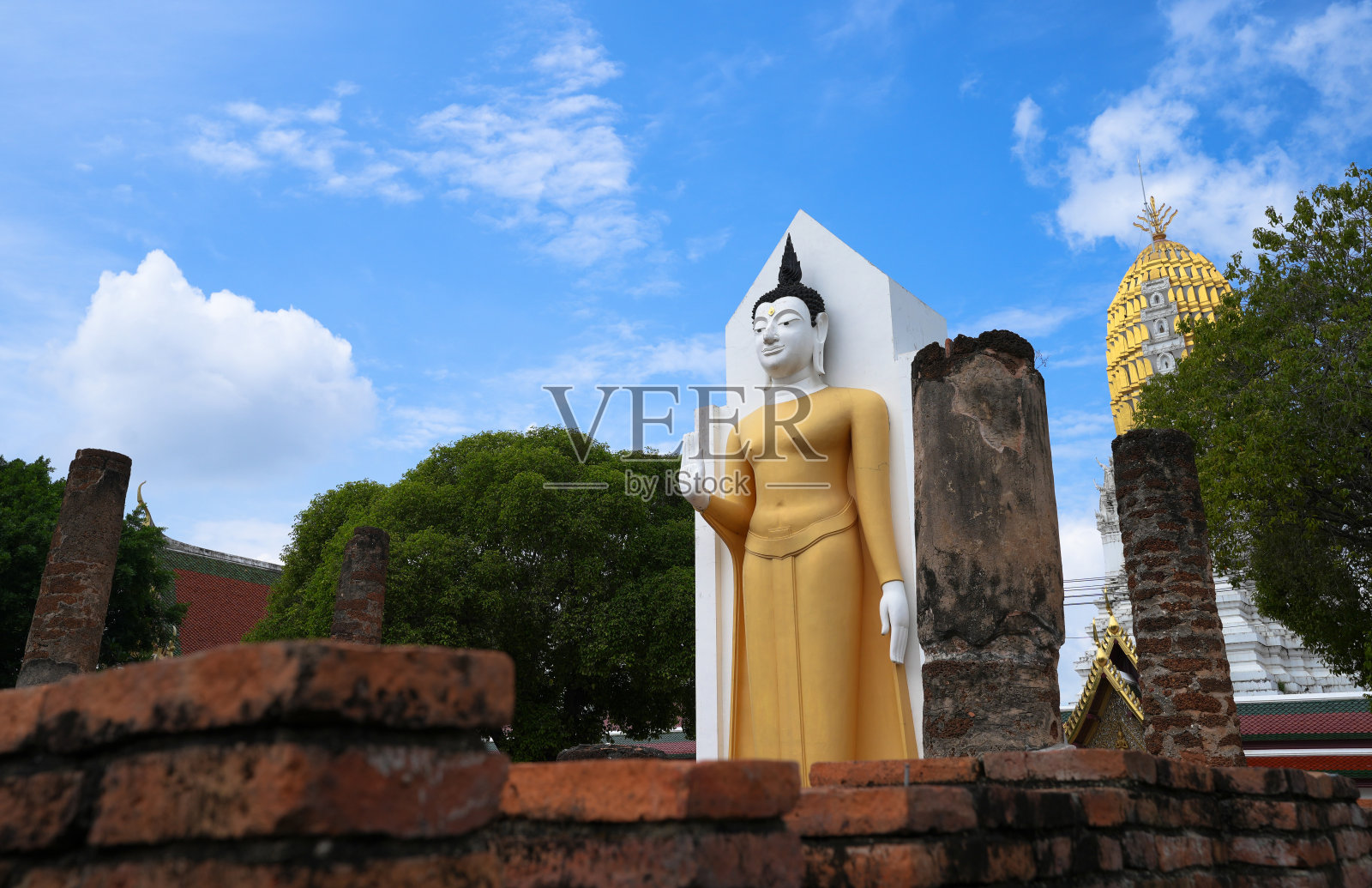 佛寺佛像位于泰国蓬落省佛寺大公寺照片摄影图片