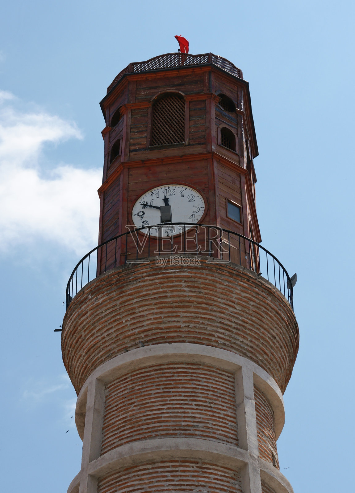 名人苏丹Mehmet Madrasa和钟楼——Merzifon照片摄影图片