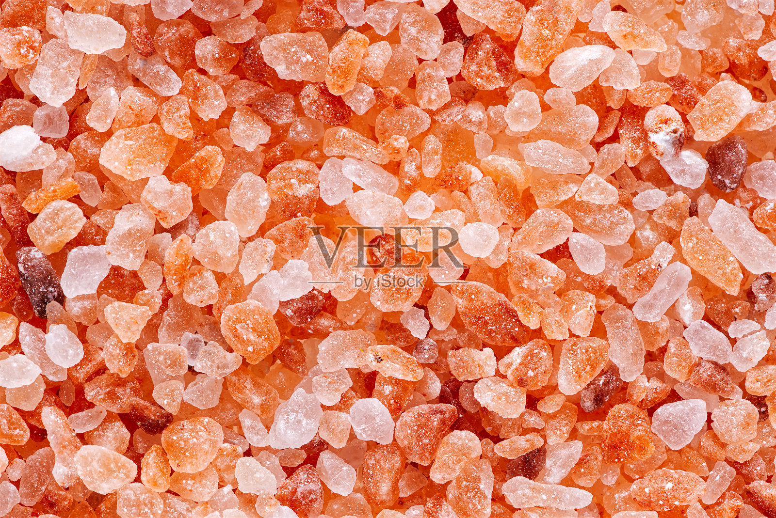 喜马拉雅印度河粉红色盐抽象背景。粉红色的海盐照片摄影图片