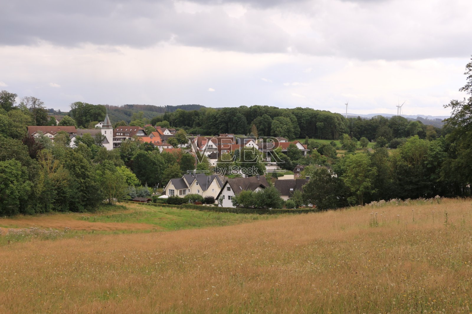 Sauerland的Balve美丽的夏日照片摄影图片