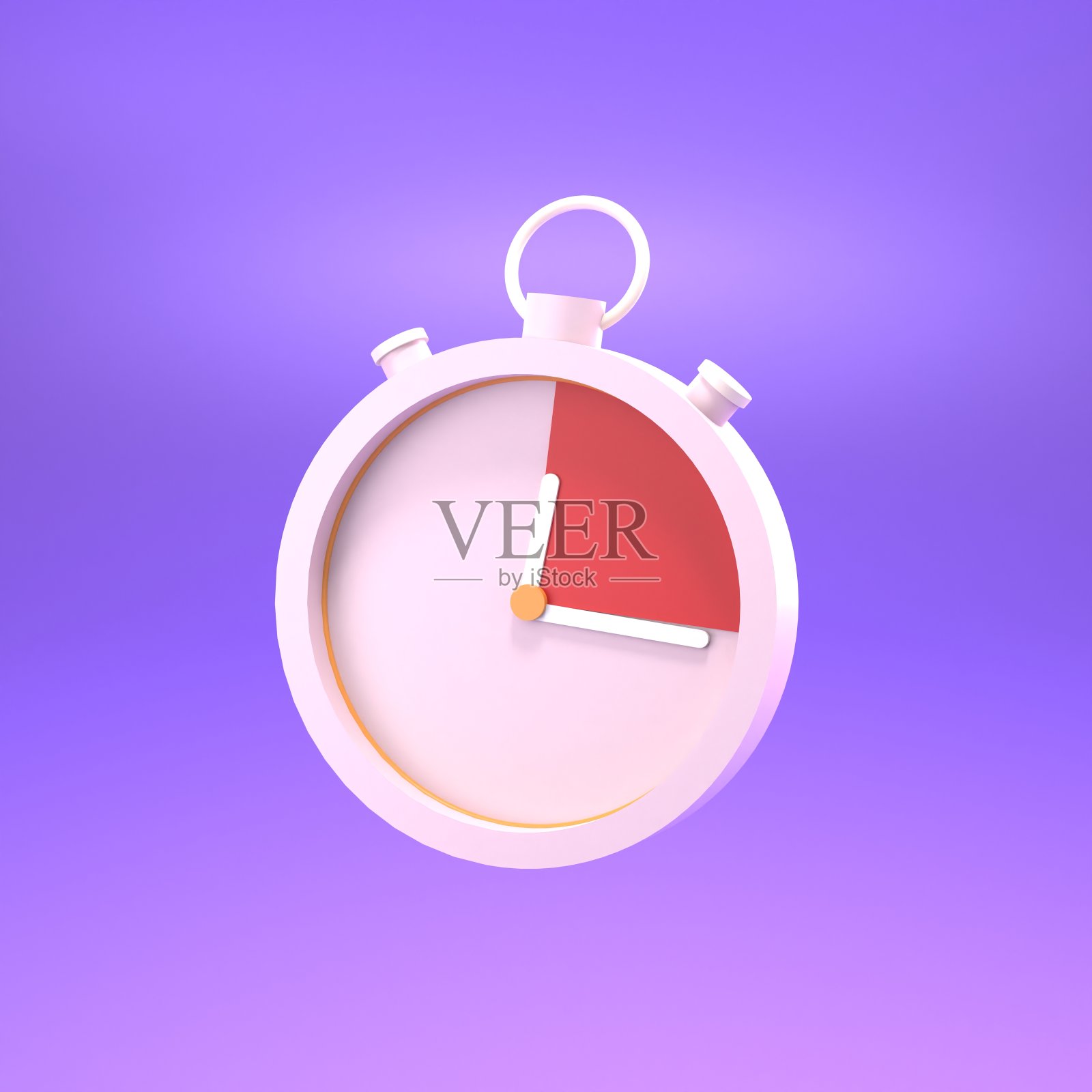 时钟，时间管理理念。三维渲染照片摄影图片