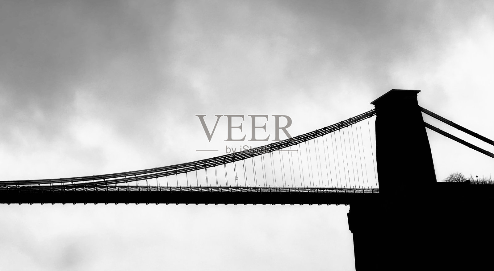 克利夫顿悬索桥布里斯托剪影照片摄影图片