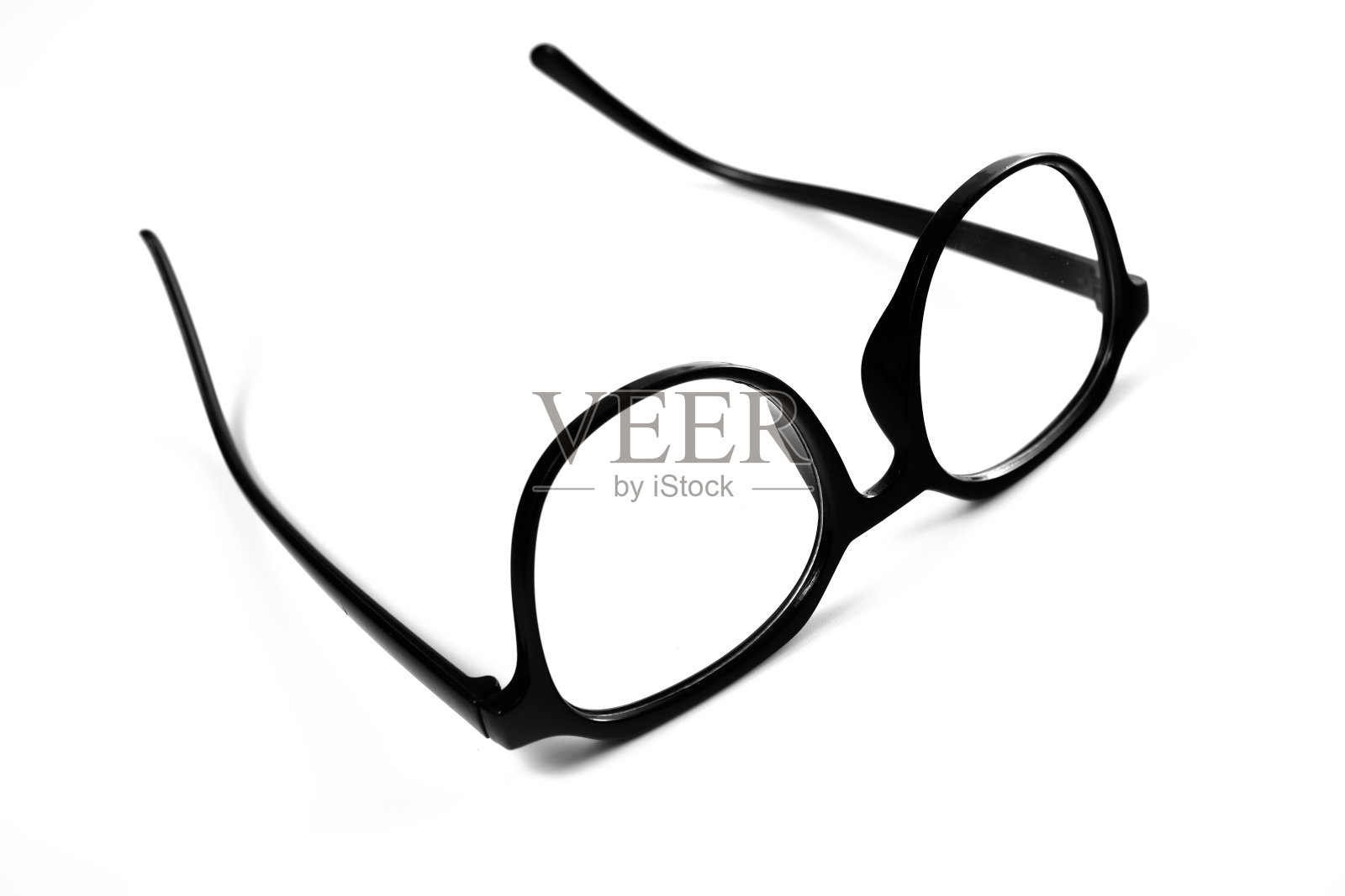 白色背景的眼镜照片摄影图片