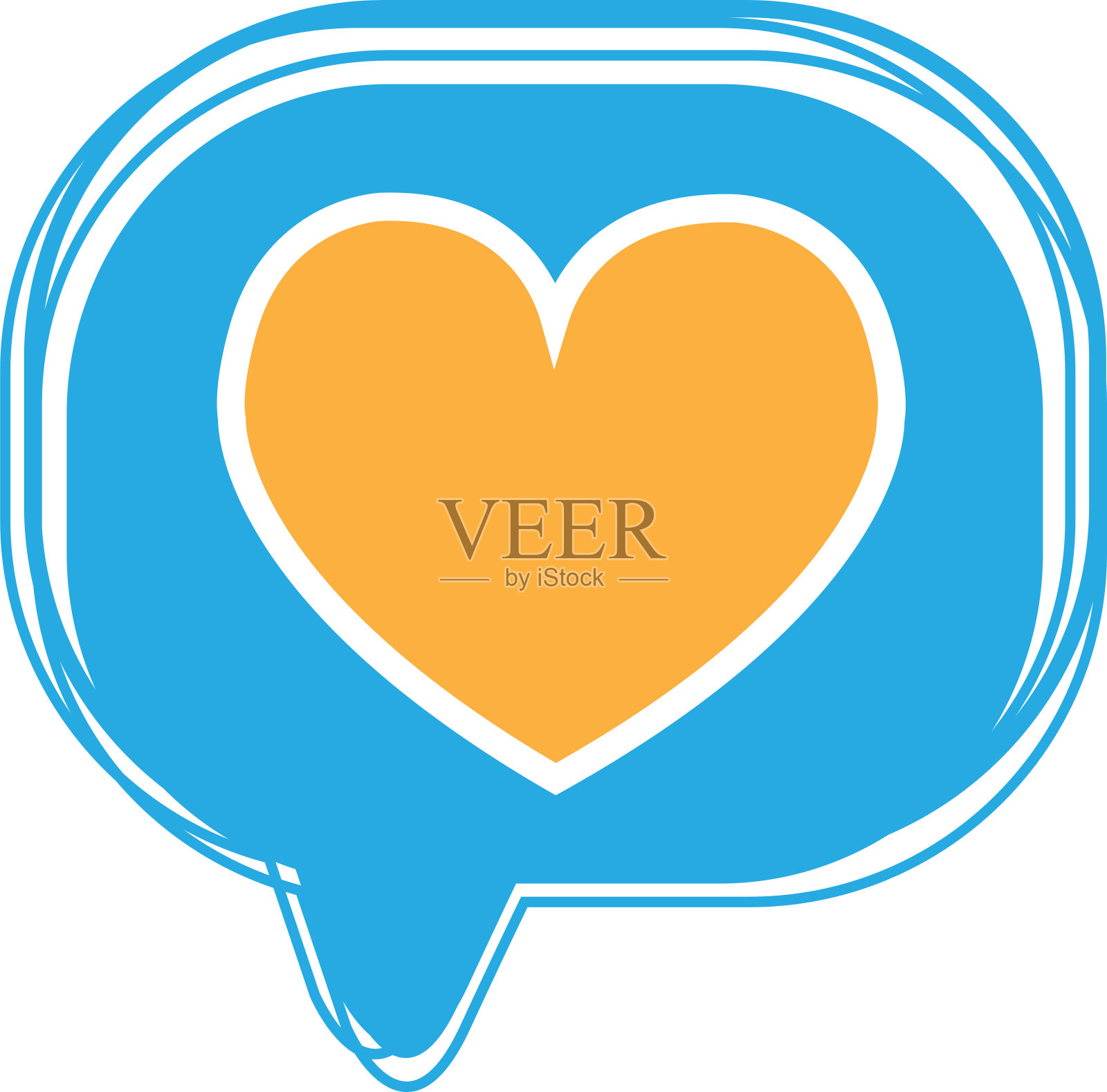 心形图标符号设计插画图片素材