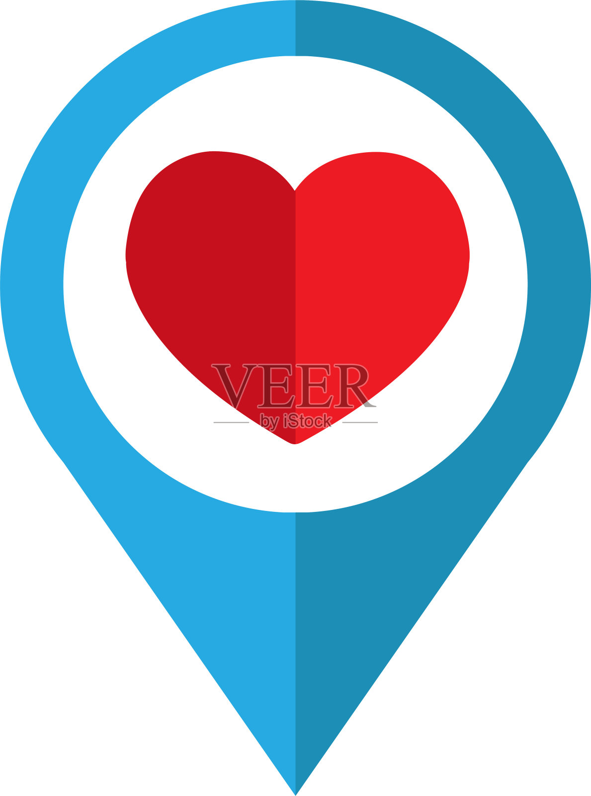 心形图标符号设计插画图片素材