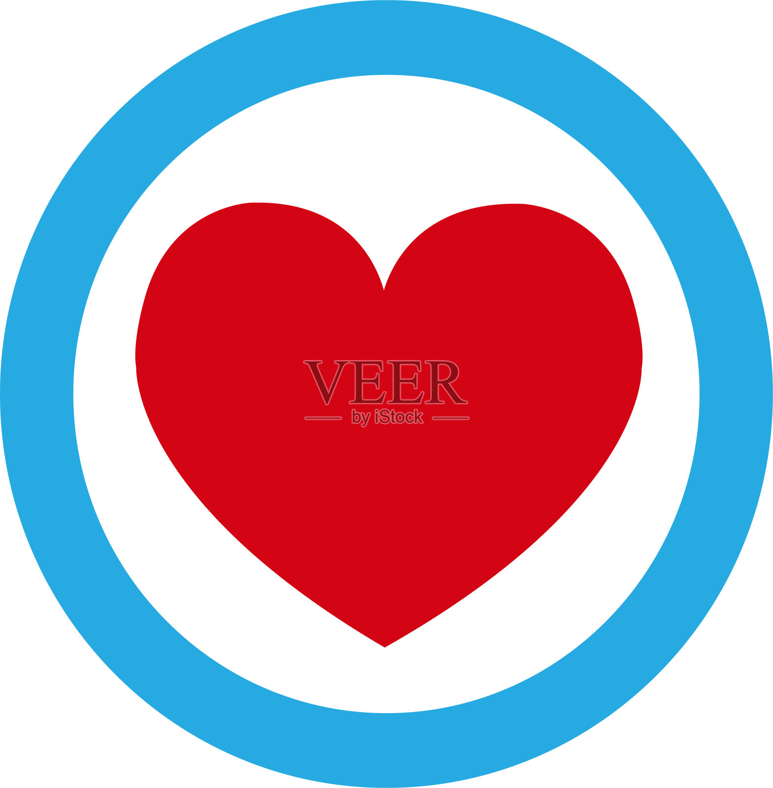 心形图标符号设计插画图片素材