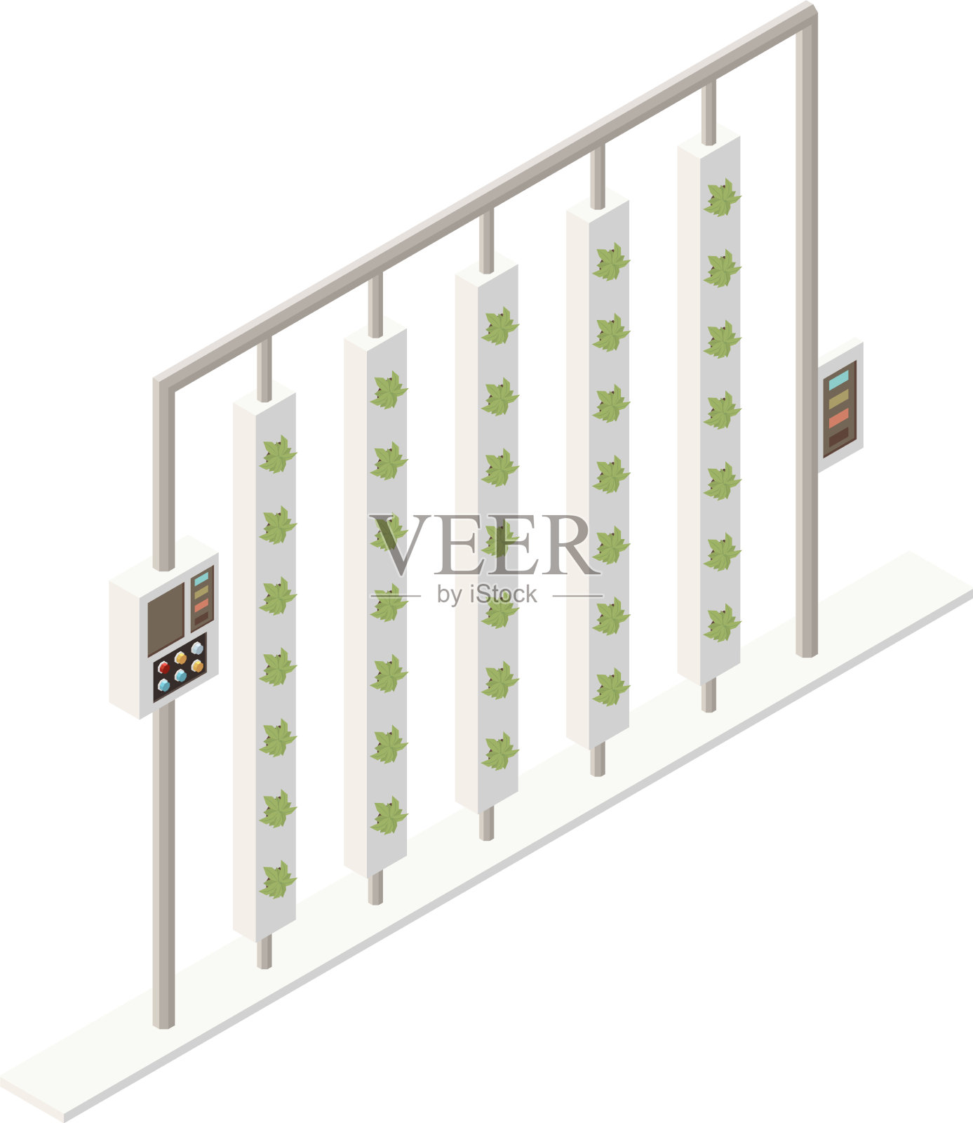 电子设备机架组成设计元素图片