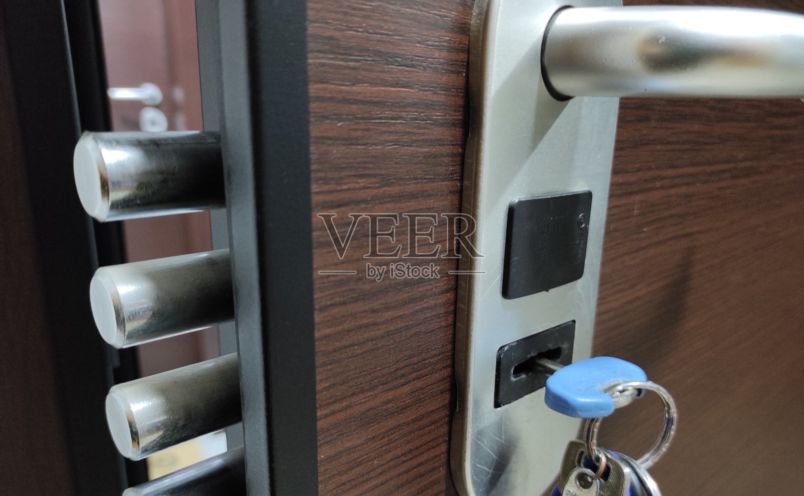 门锁系统照片摄影图片