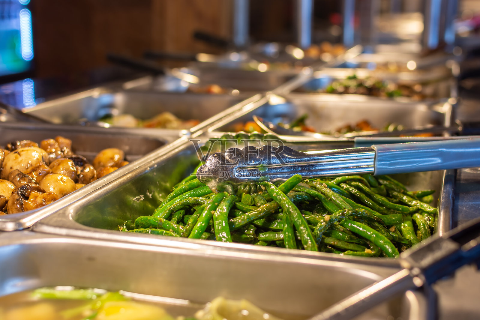 泰国美食自助酒吧特写照片摄影图片