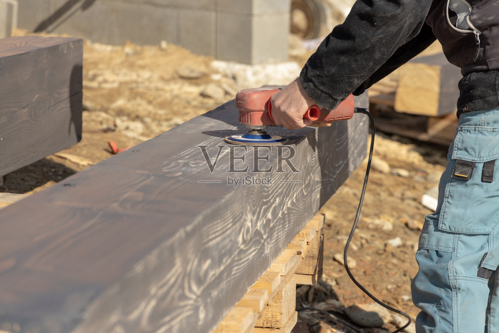 磨木梁照片摄影图片