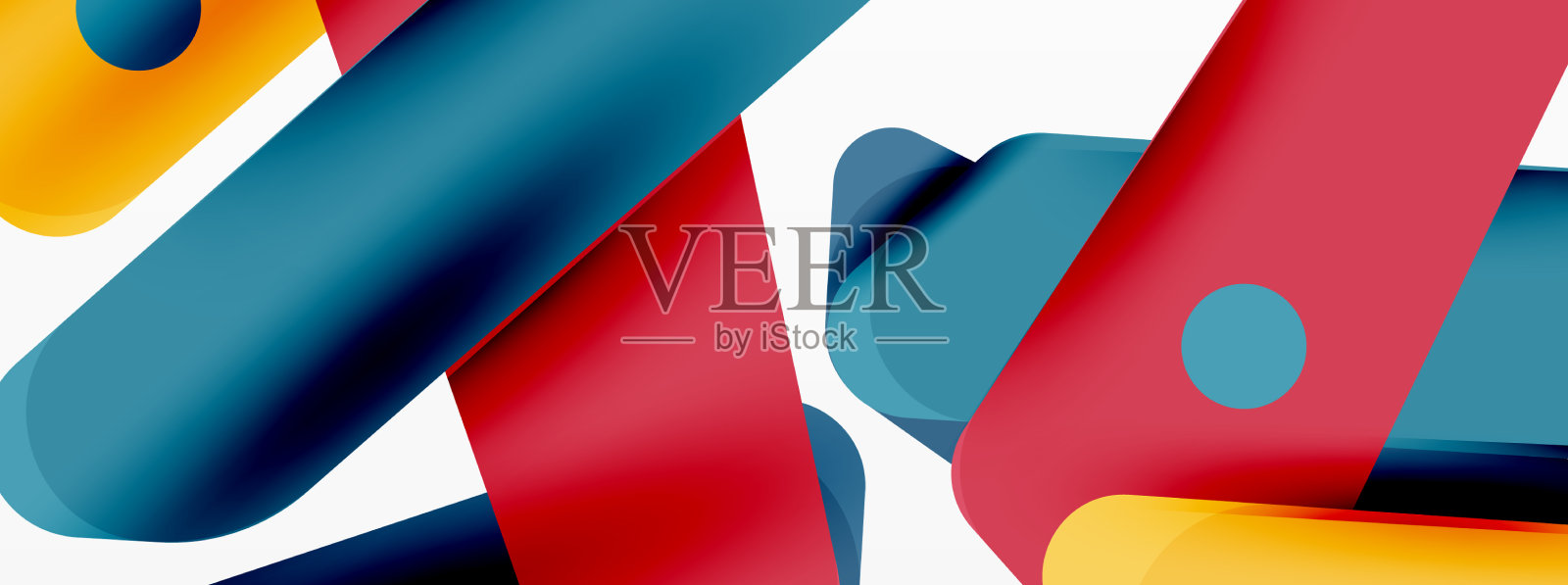 科技最小几何壁纸创意插画图片素材