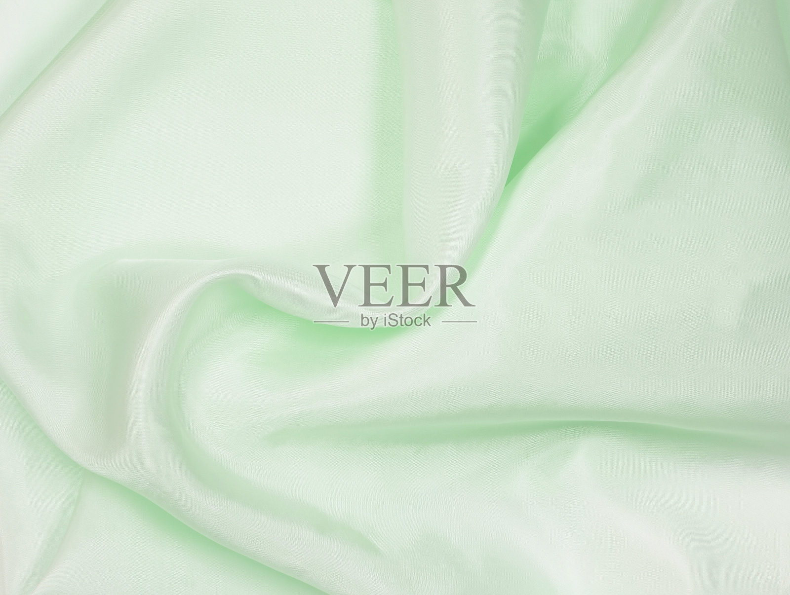 浅绿色布料(曲线优美照片摄影图片