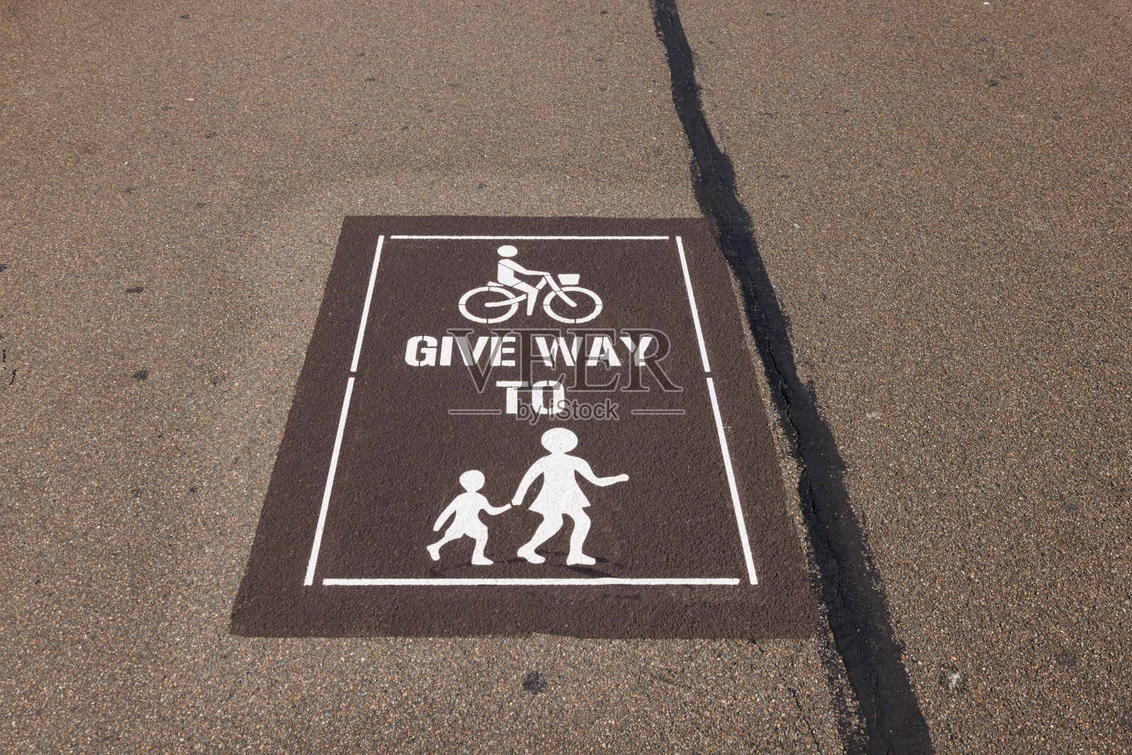 在共享的道路上让路照片摄影图片