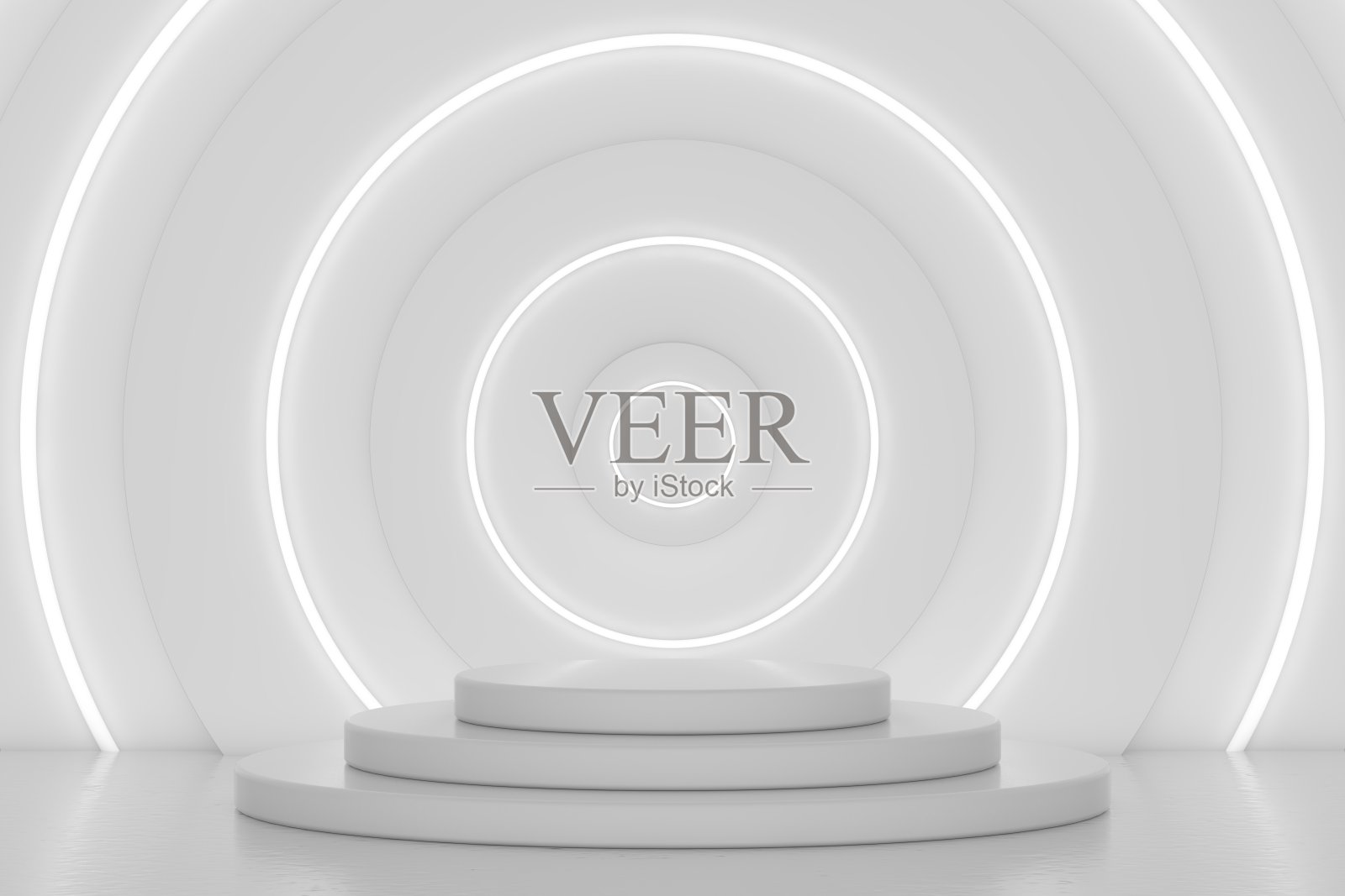 3d渲染展会背景，空白展台，产品展示照片摄影图片