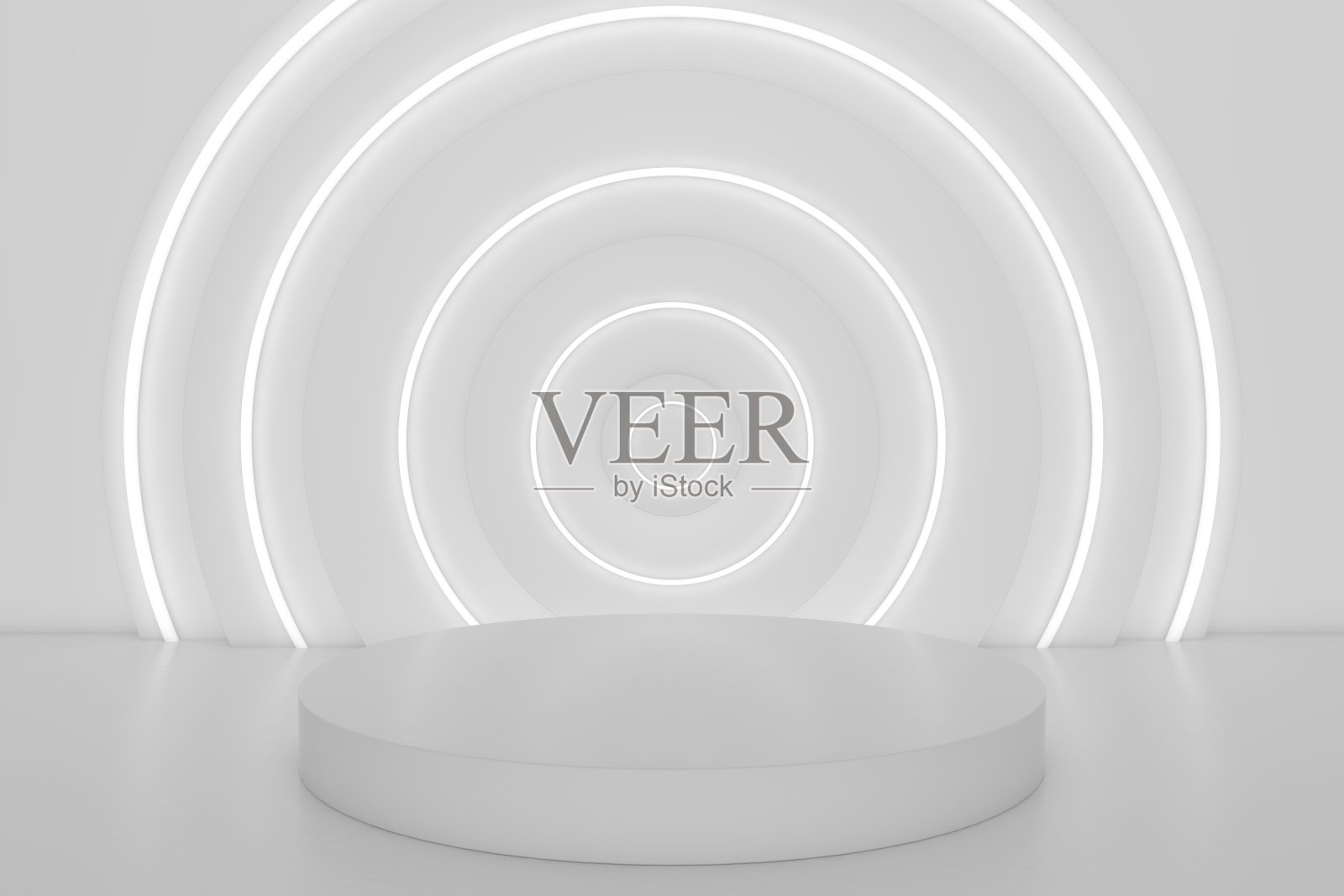 3d渲染展会背景，空白展台，产品展示照片摄影图片