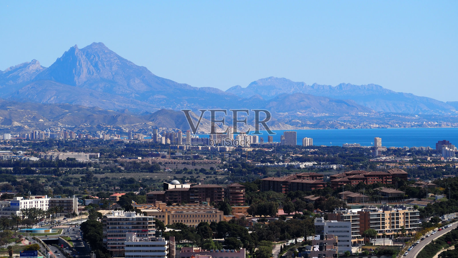 国际大都市阿利坎特科斯塔布兰卡照片摄影图片