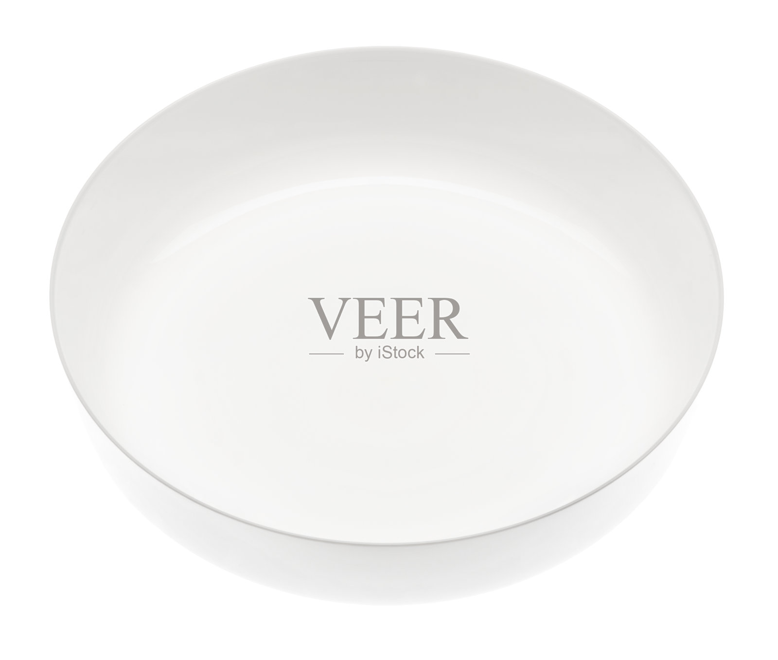 一个圆形的白色盘子或碟，大而详细的在白色背景上，孤立物体的真实照片照片摄影图片