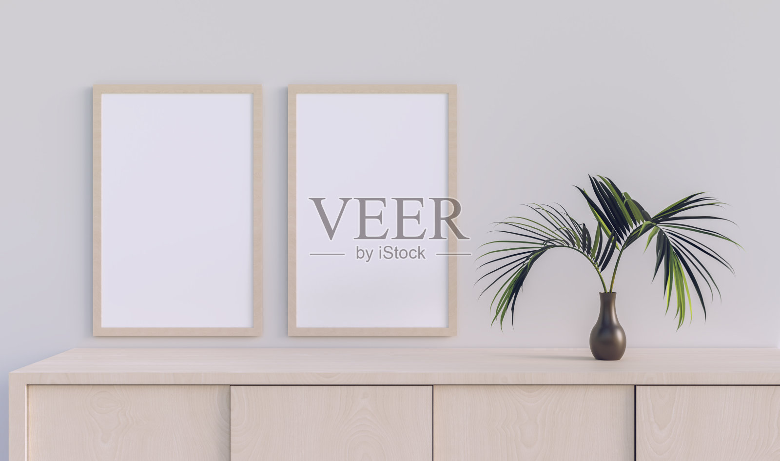 相框模型在最小的房间照片摄影图片