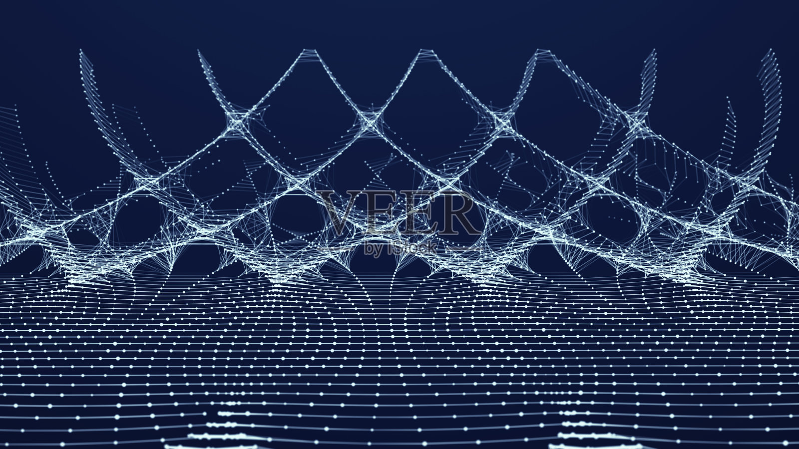 大数据可视化。抽象数字组合点和线。数字技术背景。3 d照片摄影图片
