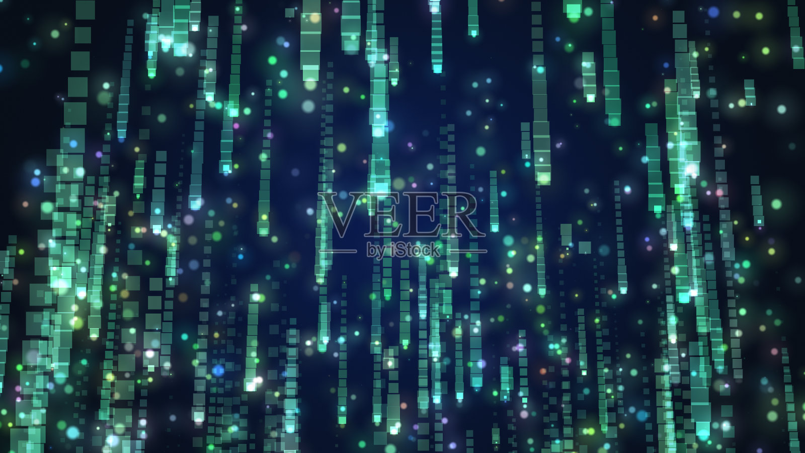 三维抽象灯光下降照片摄影图片