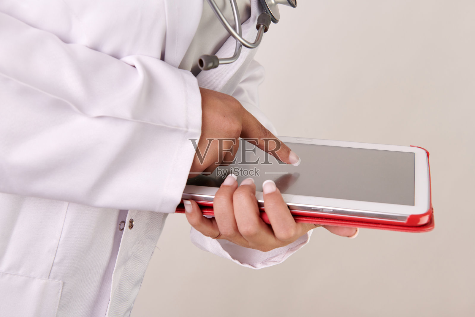 女医生或女护士照片摄影图片