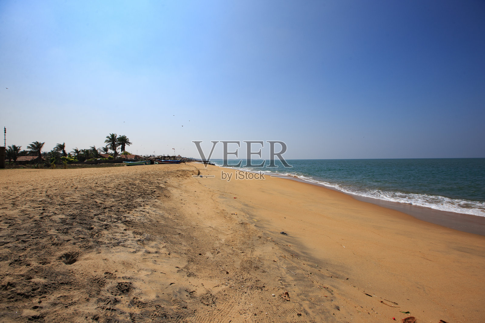 海滩度假酒店在Chilaw，斯里兰卡照片摄影图片