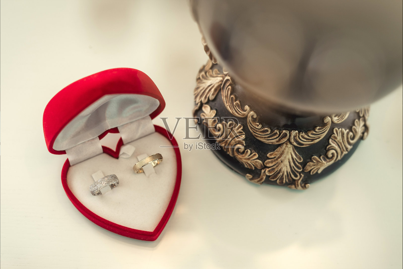 结婚戒指照片摄影图片