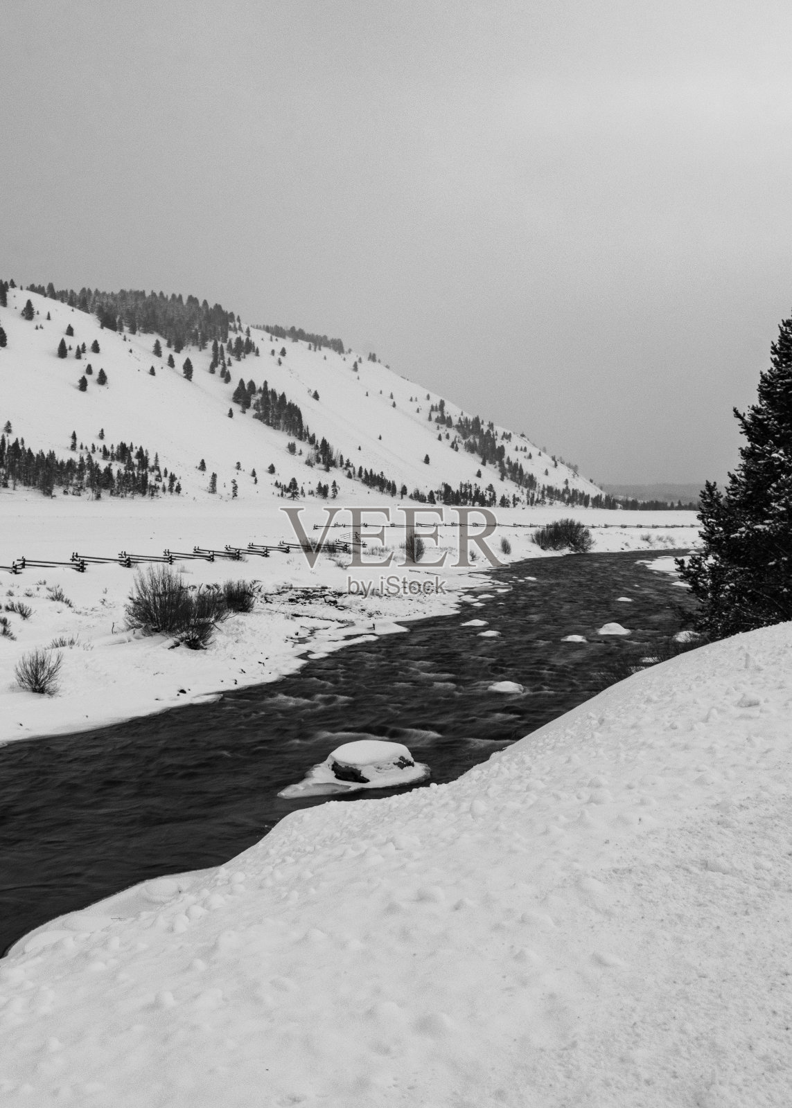 爱达荷州的Sawtooth国家游乐区照片摄影图片
