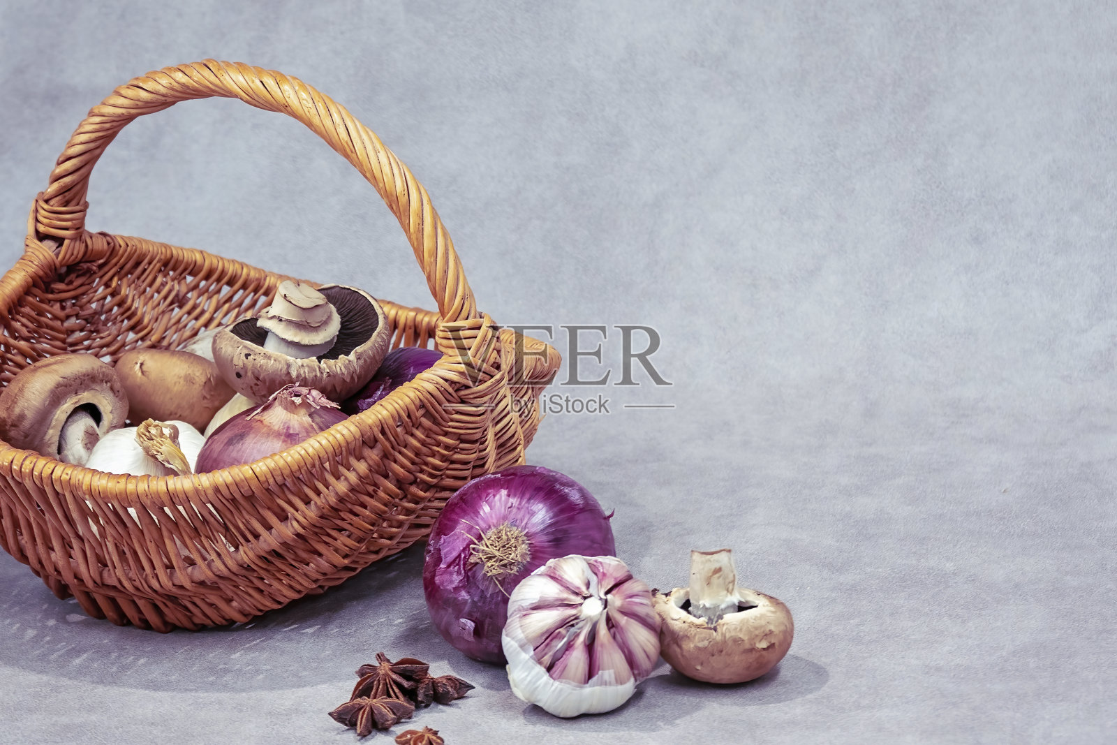 什锦蔬菜静物画照片摄影图片