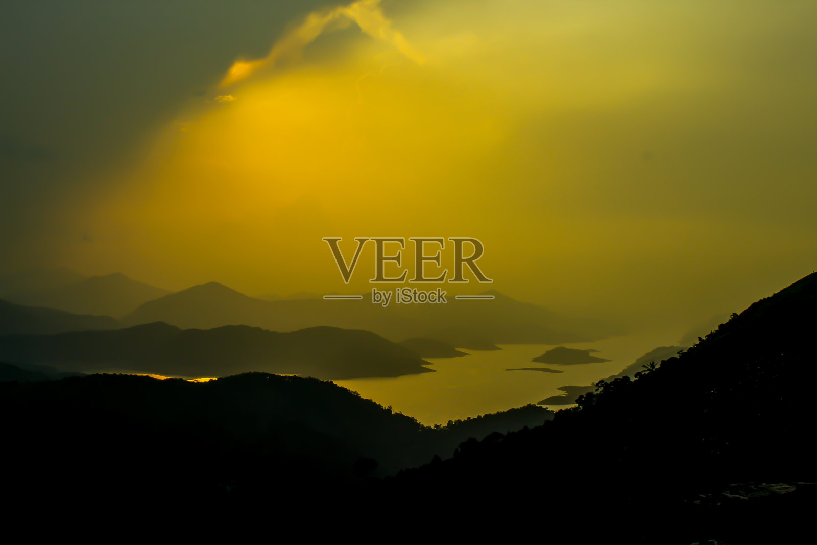 山的轮廓照片摄影图片