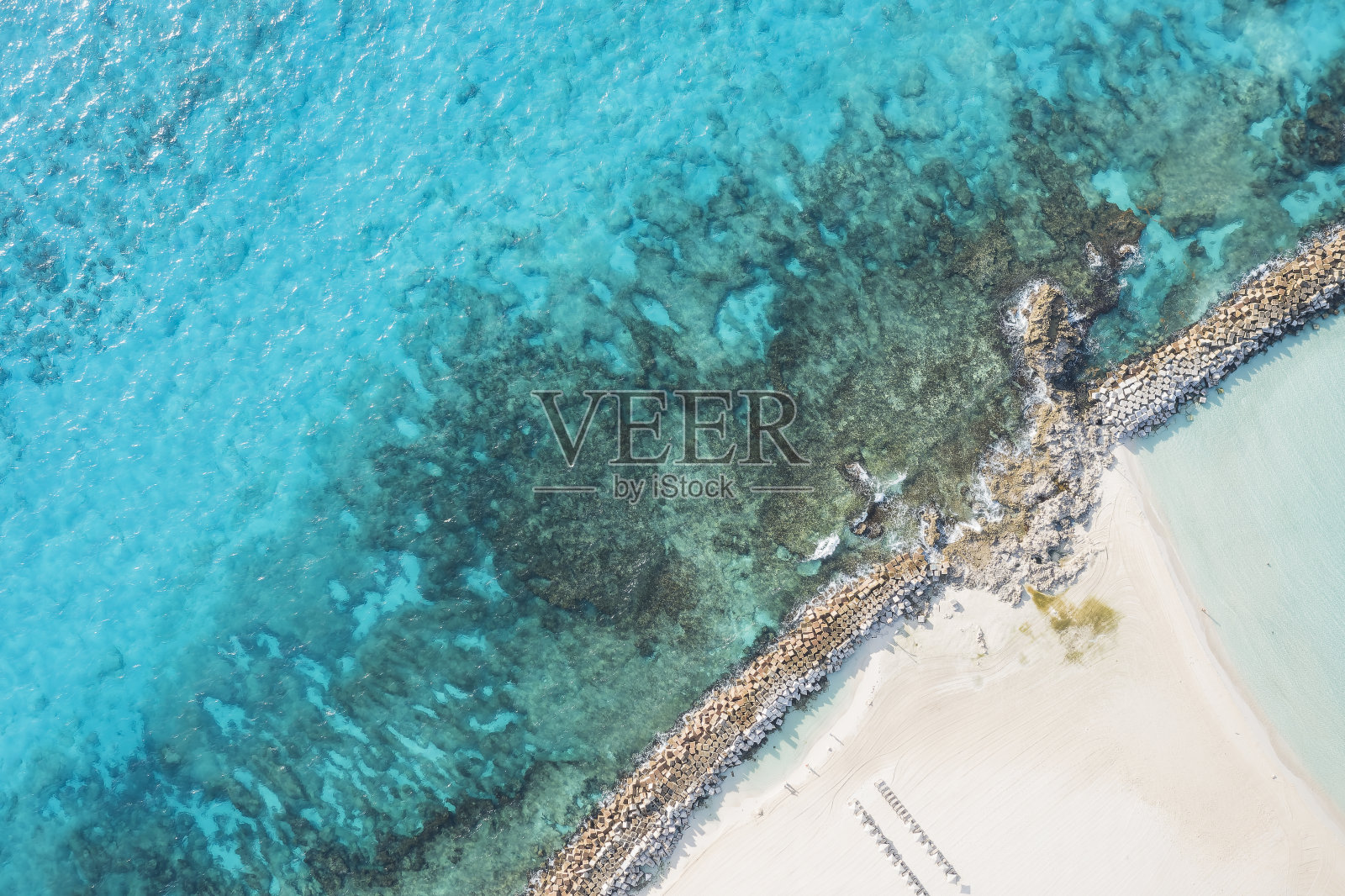 墨西哥昆塔纳罗奥的大堡礁照片摄影图片