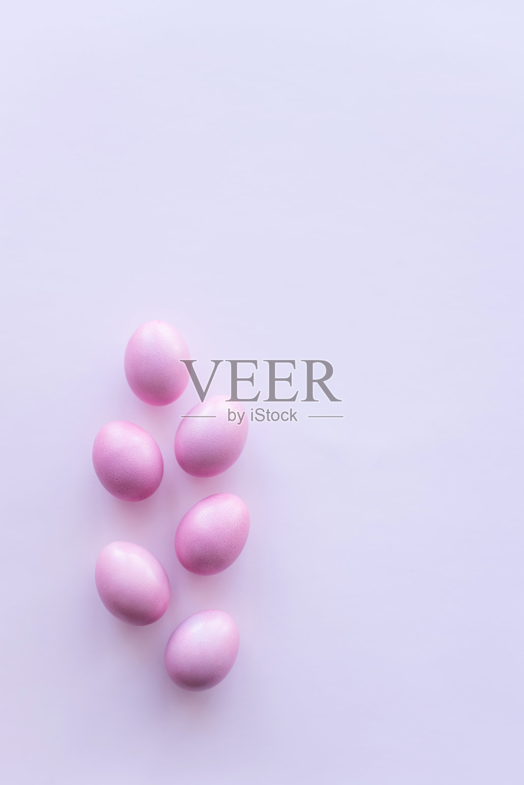 粉红色的复活节彩蛋照片摄影图片