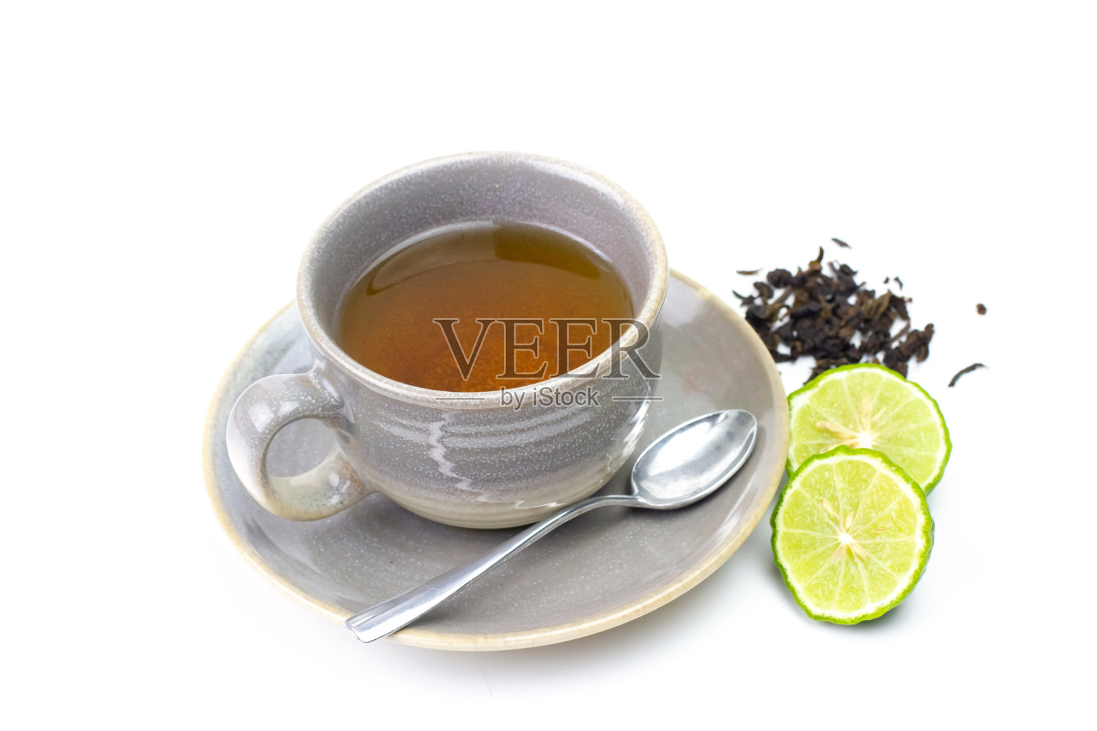 佛手柑茶或伯爵茶的香味饮料，为健康。照片摄影图片