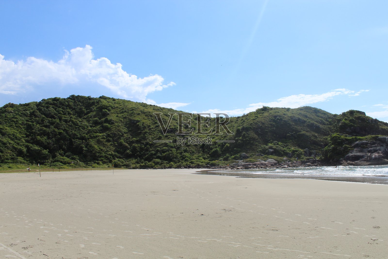海滩上的风景照片摄影图片