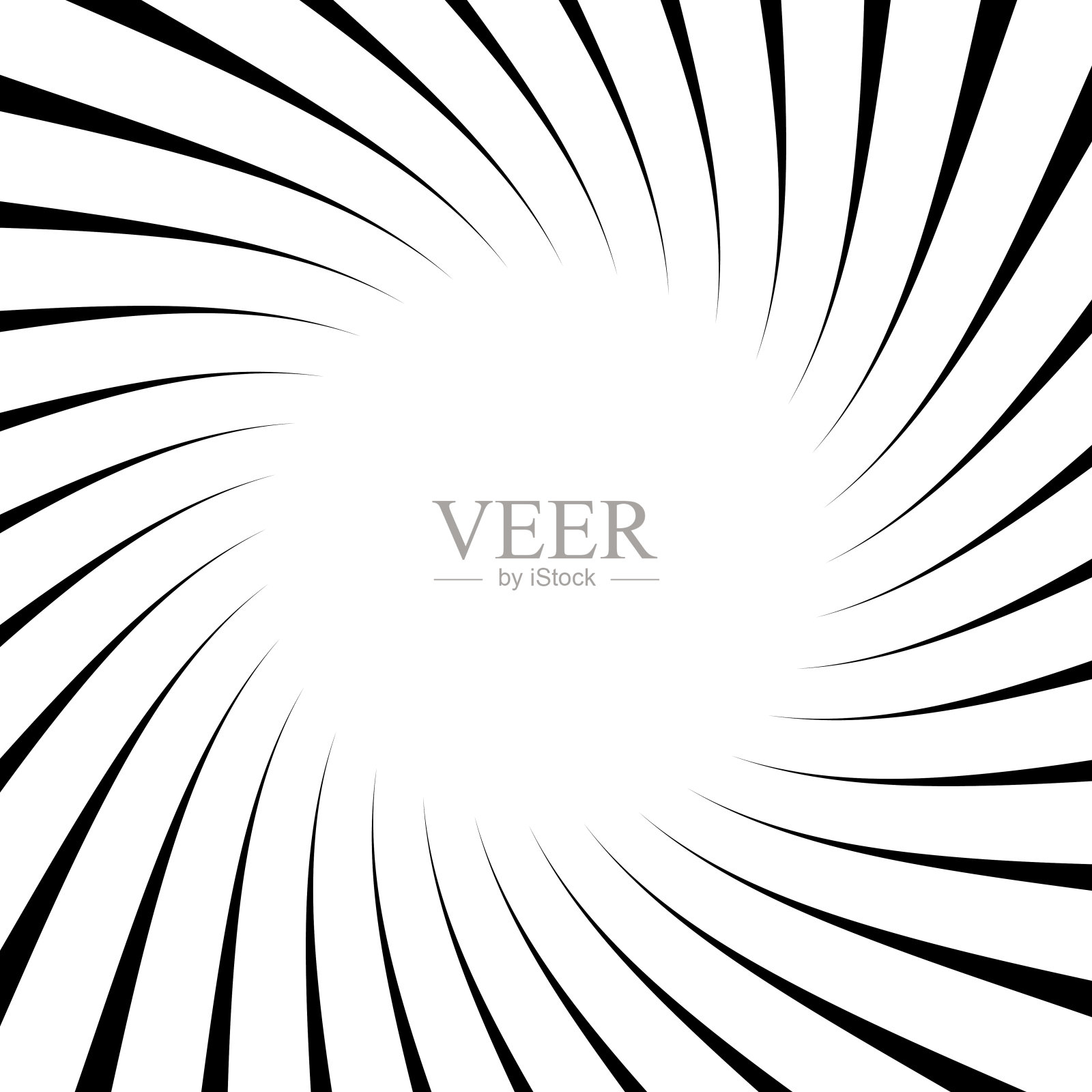 旋转浓度线的背景。插画图片素材